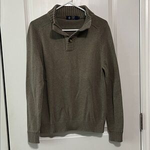 J. Crew Factory 3 Button Pullover Thick Knit Sweater Sz Small